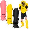 Elite Sports Muay Thai MMA Kickboxing Boys and Girls Shin Guards for Age 4 to 8 Years, Instep Guard Sparring Protective Leg Shin Kick Pads for Kids (Medium, Yellow) view 1
