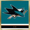 Trends International NHL San Jose Sharks - Logo 21 Wall Poster, 22.375" x 34", Gold Framed Version view 1