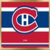 Trends International NHL Montreal Canadiens - Logo 21 Wall Poster, 14.725" x 22.375", Gold Framed Version view 1
