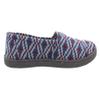 TOMS Classic Diamondven Girl's Shoes Size 5, Color: Navy Blue/Red/Grey-Blue view 2