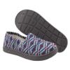 TOMS Classic Diamondven Girl's Shoes Size 5, Color: Navy Blue/Red/Grey-Blue view 4
