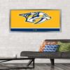 Trends International NHL Nashville Predators - Logo 21 Wall Poster, 22.375" x 34", Silver Framed Version view 2