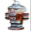 Boelter Brands Oklahoma State Cowboys Blown Glass Hanging Nutcracker Style Ornament Team Player Helmet and Uniform view 1