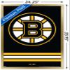 Trends International NHL Boston Bruins - Logo 21 Wall Poster, 22.375" x 34", Gold Framed Version view 3