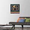Trends International NHL Vegas Golden Knights - Logo 21 Wall Poster, 14.72" x 22.37", Premium Poster & Push Pin Bundle view 2