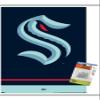 Trends International NHL Seattle Kraken - Logo 21 Wall Poster, 14.72" x 22.37", Premium Poster & Push Pin Bundle view 1