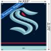 Trends International NHL Seattle Kraken - Logo 21 Wall Poster, 14.72" x 22.37", Premium Poster & Push Pin Bundle view 3