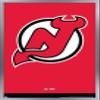 Trends International NHL New Jersey Devils - Logo 21 Wall Poster, 22.375" x 34", Silver Framed Version view 1
