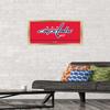 Trends International NHL Washington Capitals - Logo 21 Wall Poster, 14.725" x 22.375", Gold Framed Version view 2