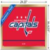 Trends International NHL Washington Capitals - Logo 21 Wall Poster, 14.725" x 22.375", Gold Framed Version view 3