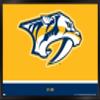 Trends International NHL Nashville Predators - Logo 21 Wall Poster, 22.375" x 34", Black Framed Version view 1