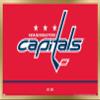 Trends International NHL Washington Capitals - Logo 21 Wall Poster, 22.375" x 34", Gold Framed Version view 1