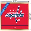 Trends International NHL Washington Capitals - Logo 21 Wall Poster, 22.375" x 34", Gold Framed Version view 3