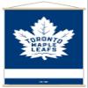Trends International NHL Toronto Maple Leafs - Logo 21 Wall Poster, 22.375" x 34", Premium Print and Beechwood Hanger Bundle view 1