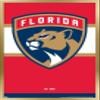 Trends International NHL Florida Panthers - Logo 21 Wall Poster, 22.375" x 34", Gold Framed Version view 1