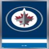Trends International NHL Winnipeg Jets - Logo 21 Wall Poster, 22.375" x 34", Silver Framed Version view 1