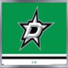 Trends International NHL Dallas Stars - Logo 21 Wall Poster, 22.375" x 34", Silver Framed Version view 1