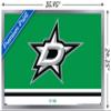 Trends International NHL Dallas Stars - Logo 21 Wall Poster, 22.375" x 34", Silver Framed Version view 3