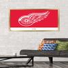 Trends International NHL Detroit Red Wings - Logo 21 Wall Poster, 22.375" x 34", Gold Framed Version view 2
