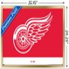 Trends International NHL Detroit Red Wings - Logo 21 Wall Poster, 22.375" x 34", Gold Framed Version view 3