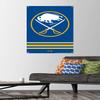 Trends International NHL Buffalo Sabres - Logo 21 Wall Poster with Pushpins view 2