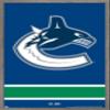 Trends International NHL Vancouver Canucks - Logo 21 Wall Poster, 14.725" x 22.375", Barnwood Framed Version view 1