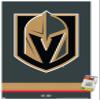 Trends International NHL Vegas Golden Knights - Logo 21 Wall Poster, 22.37" x 34.00", Premium Poster & Push Pin Bundle view 1