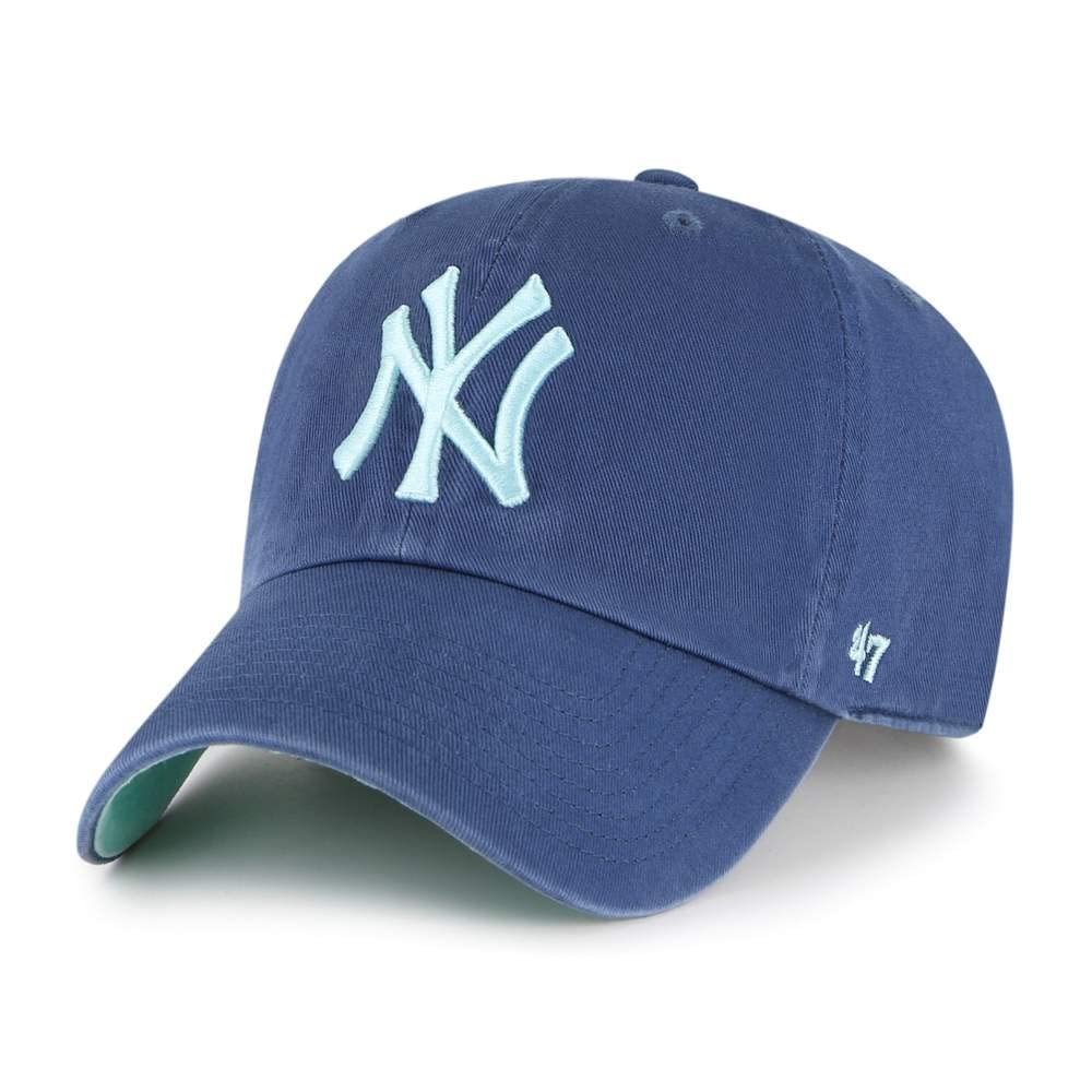 '47 New York Yankees Adjustable Cap Clean Up MLB, Timber Blue, One Size