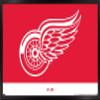 Trends International NHL Detroit Red Wings - Logo 21 Wall Poster, 22.375" x 34", Black Framed Version view 1