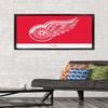 Trends International NHL Detroit Red Wings - Logo 21 Wall Poster, 22.375" x 34", Black Framed Version view 2