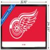 Trends International NHL Detroit Red Wings - Logo 21 Wall Poster, 22.375" x 34", Black Framed Version view 3