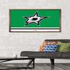 Trends International NHL Dallas Stars - Logo 21 Wall Poster, 22.375" x 34", Bronze Framed Version view 2