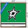 Trends International NHL Dallas Stars - Logo 21 Wall Poster, 22.375" x 34", Bronze Framed Version view 3