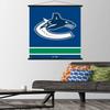 Trends International NHL Vancouver Canucks - Logo 21 Wall Poster, 22.375" x 34", Premium Print and Black Hanger Bundle view 2