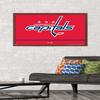 Trends International NHL Washington Capitals - Logo 21 Wall Poster, 22.375" x 34", Mahogany Framed Version view 2