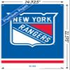 Trends International NHL New York Rangers - Logo 21 Wall Poster, 14.72" x 22.37", Premium Poster & Push Pin Bundle view 3