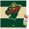 Trends International NHL Minnesota Wild - Logo 21 Wall Poster with Push Pins view 1