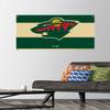 Trends International NHL Minnesota Wild - Logo 21 Wall Poster with Pushpins view 2