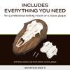Mountain Mikes Black Forest Universal Antler Mounting Kit - Plaque and 3D Skull Mount Kit - Compatible with Harvested and Shed Antlers - Rustic Home Decor - Great Outdoor Inspired (Natural Causes) view 4