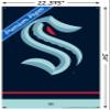 Trends International NHL Seattle Kraken - Logo 21 Wall Poster, 22.37" x 34.00", Premium Poster & Push Pin Bundle view 3