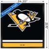 Trends International NHL Pittsburgh Penguins - Logo 21 Wall Poster, 22.375" x 34", Black Framed Version view 3