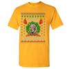 Merry Chrithmith T-Shirt Boxer Mike Ugly Sweater Funny Christmas Men's Tee Yellow Medium view 4