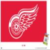 Trends International NHL Detroit Red Wings - Logo 21 Wall Poster with Pushpins view 1