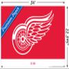 Trends International NHL Detroit Red Wings - Logo 21 Wall Poster with Pushpins view 3