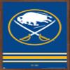 Trends International NHL Buffalo Sabres - Logo 21 Wall Poster, 14.725" x 22.375", Mahogany Framed Version view 1