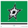 Trends International NHL Dallas Stars - Logo 21 Wall Poster, 22.375" x 34", White Framed Version view 1