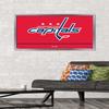 Trends International NHL Washington Capitals - Logo 21 Wall Poster, 22.375" x 34", Silver Framed Version view 2