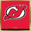 Trends International NHL New Jersey Devils - Logo 21 Wall Poster, 22.375" x 34", Gold Framed Version view 1