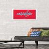 Trends International NHL Washington Capitals - Logo 21 Wall Poster, 14.725" x 22.375", White Framed Version view 2
