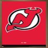 Trends International NHL New Jersey Devils - Logo 21 Wall Poster, 22.375" x 34", Bronze Framed Version view 1